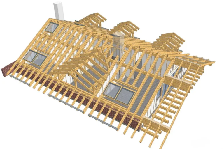 Dachstuhlbau in Rosenheim durch Zimmerei Brunner – traditionelle Zimmereikunst kombiniert mit moderner Bauweise
